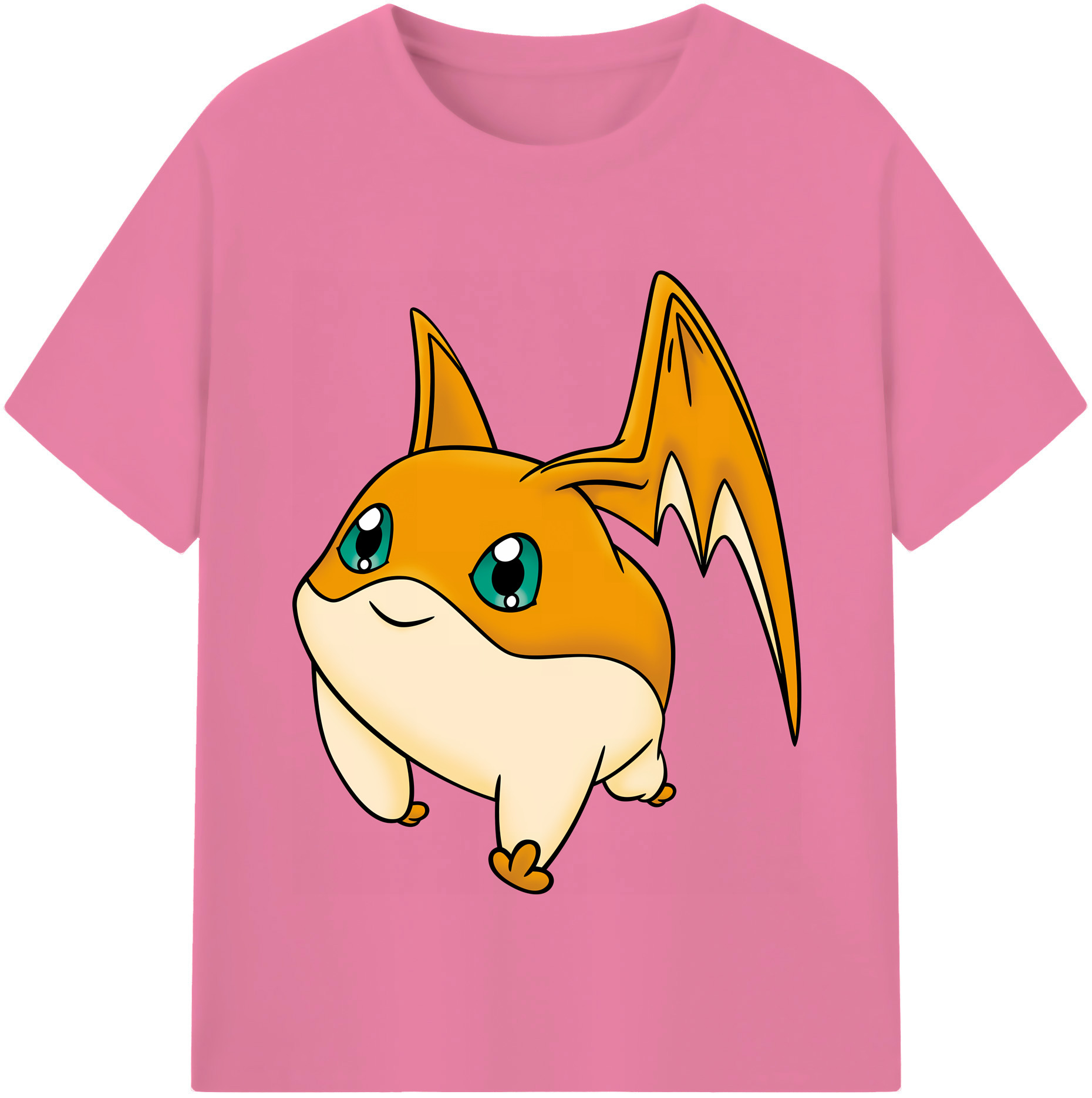 （画像用） Digimon デジタルモンスター/デジモン 綿100％半袖Tシャツ（フロントプリント）